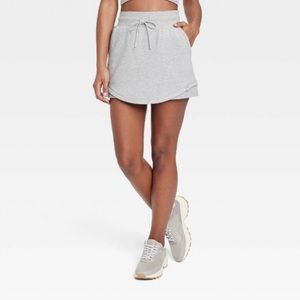 VIRAL JOYLAB/TARGET Women's French Terry Skort -
Heathered Gray